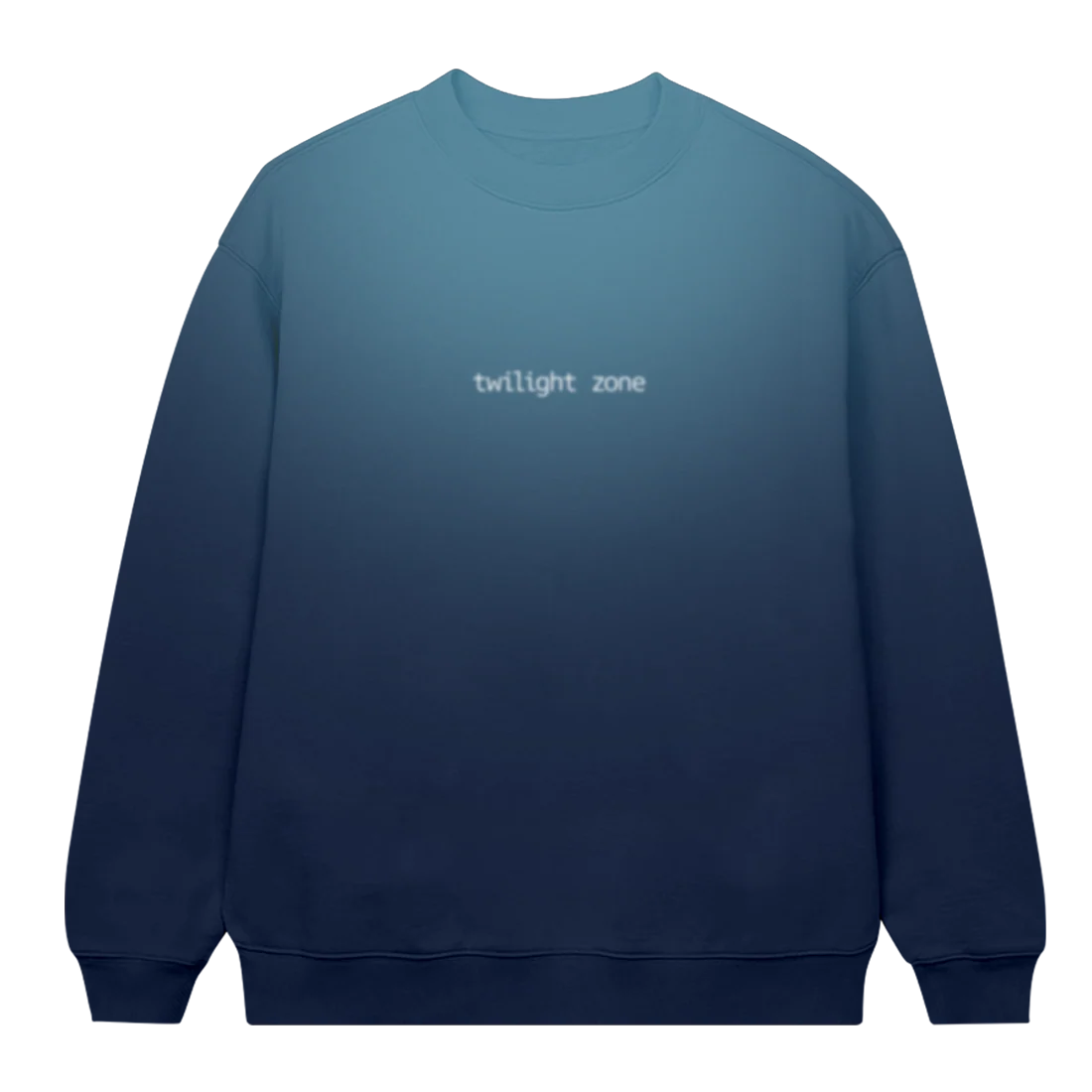 twilight zone blur crewneck