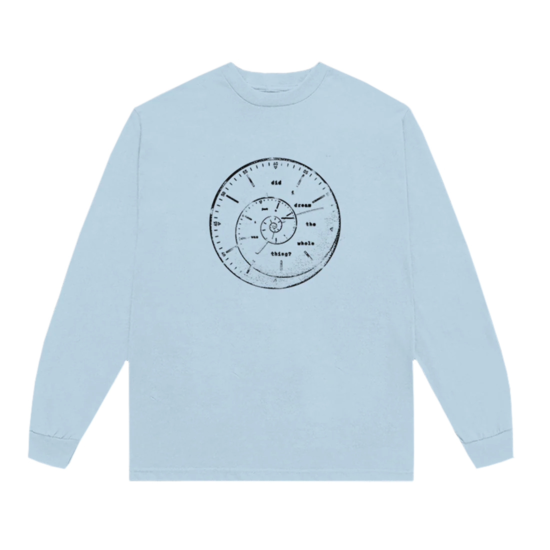 twilight zone clock longsleeve t-shirt